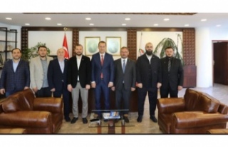 Başkan Pulat Başkan Ekim’i ziyaret etti.