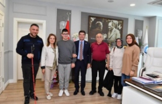 Başkan yol başkan Kaya’yı ziyaret etti