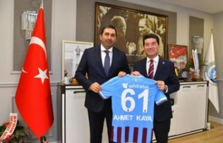 Asbaşkan Kafkas Başkan kaya’yı ziyaret etti.