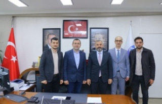 Başkan Şen Başkan bilgin’i ziyaret etti.