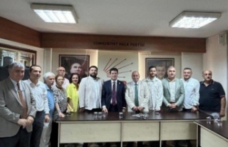 CHP il başkanlığında bayramlaşma
