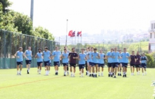 Sabah antrenmanımız tamamlandı