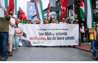 Trabzon’da Filistin’e destek yürüyüşü