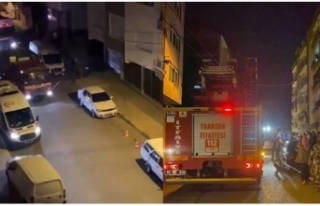 Akçaabatta pastane yangını