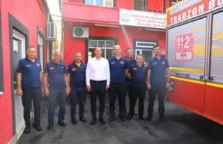 Başkan Ekim İtfaiyeciler Haftasını Kutladı