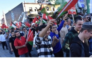 İsrail’i Protosto Ettiler