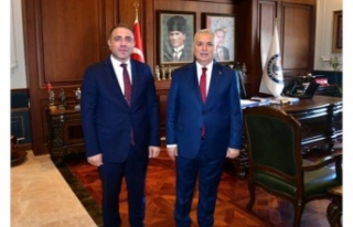 Kaymakam Baş Vali Yıldırım’ı Ziyaret Etti