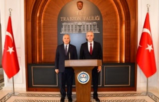 KKTC Ankara Büyükelçisi Korukoğlu, Vali Yıldırım’ı...