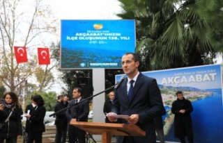 Akçaabat'ın İlçe Oluşunun 138. Yılı Kutlandı
