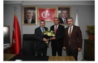 Başkanlar Başkan İskender'i ziyaret ettiler...