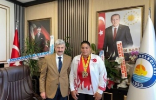 Havvanur, Başkan Çebi’yi ziyaret etti