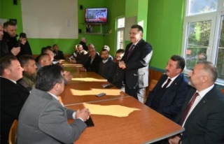 Başkan Av.Genç ve Eski İl meclis üyesi Keleş...