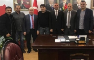 Başkan Çebi başkan Sivrikaya’yı ziyaret etti.