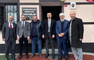 Başkan Turhan, Muhtar Turan’ı ziyaret etti