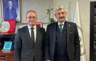 Bölge Müdürü Fatih Kişi, Dr. Çebi ziyaret etti