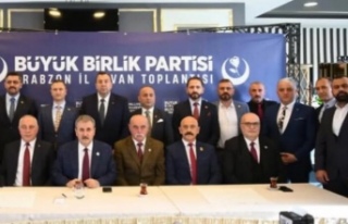 Genel başkan Destici trabzon’da