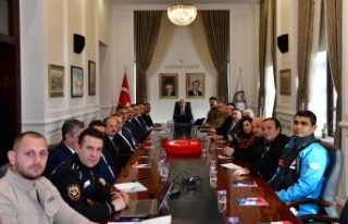 İl Spor Güvenlik Kurulu Toplantısı Vali Yıldırım...