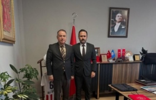 Müdür Erdoğan, Başkan Hatipoğlu’nu ziyaret etti