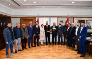 Ak Parti Sürmene Teşkilatı Başkan Genç’i Ziyaret Etti