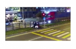 Akçaabat’ta trafik kazası 2 yaralı