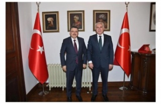 Başkan Memiş, Başkan Genç'i ziyaret etti