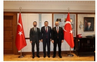 Bilgin ve Kızıltan, Başkan Genç’i ziyaret etti