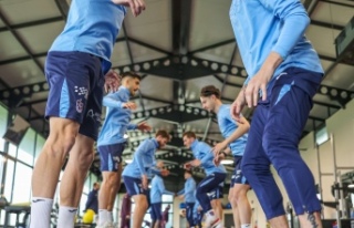 Sabah antrenmanı tamamlandı