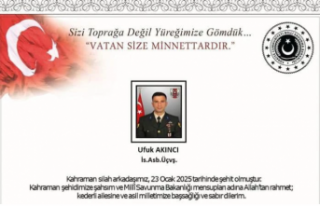 Şehidimiz Var