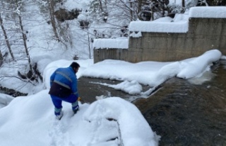 TİSKİ’DEN YOĞUN KAR MESAİSİ