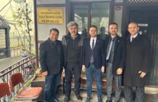 Başkan Turhan, Muhtar Karaçomak’ı Ziyaret Etti