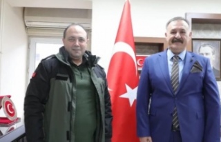 Müdür ayvaz il müdürü kaplan’ı ziyaret etti.