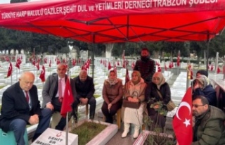 Şehit Ünal bıçakçı mezarı başında anıldı