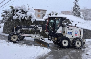 Büyükşehir Ekiplerinden Karla Mücadele Seferberliği