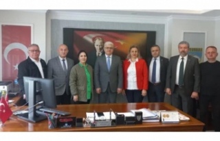 Başkan Kaplan Bölge Müdürü cevher’i ziyaret...