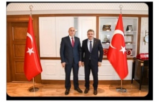 bölge müdürü Kadıoğlu başkan Genç’i ziyaret...