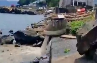 Akçaabat’ta kanalizasyon suları denize akıyor