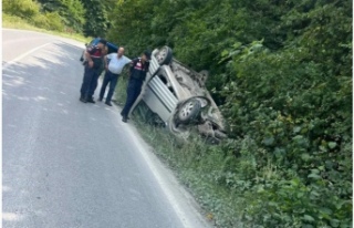 Araklı’da trafik kazası iki yaralı.