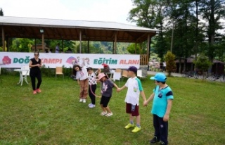 BÜYÜKŞEHİR’İN DOĞA KAMPINA YOĞUN İLGİ