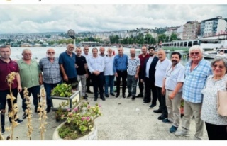 Milletvekili Aydın ve il başkanı Erkan Akçaabat’ta.