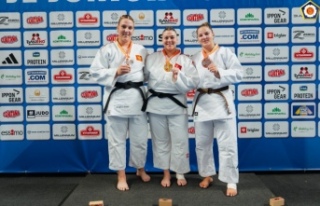 Judocumuz Yağmur Yılmaz’dan altın madalya