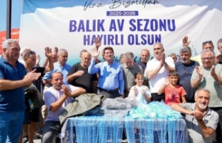 Başkan Kaya balık av sezonu hayırlı olsun dedi.