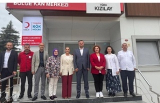 Başkan Sivrikaya’dan Kızılay’ı ziyaret
