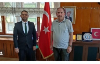 Başkan Turhan bölge müdürü Yılmaz’ı ziyaret...