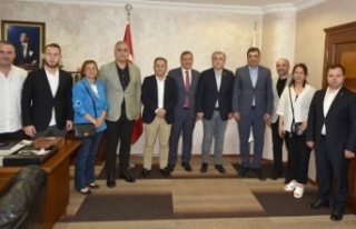CHP heyetin TTSO'ya ziyaret