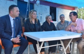 CHP’liler Topoğlu’nun ailesini ziyaret ettiler.