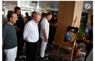 KTÜ-TIP fakültesinde fotoğraf sergisi.