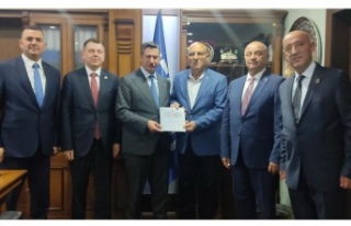 MHP’den Başkan Kara’yı Ziyaret