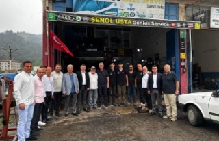 Milletvekili Vehbi Koç, Of ve Hayrat’ta Esnaf ve...