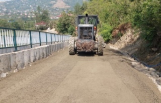 Ortahisar' da Yol Seferberliği Aralıksız Sürüyor