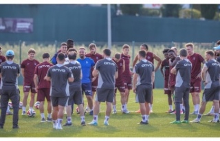 Akşam antrenmanımız tamamlandı